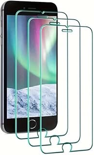 BUCKKO HD Clear Glass Screen Protector Film for iPhone SE 2/ 6 / 7 / 8 , Tempered Glass Explosion-proof Nano Coated Filter Cases Covers Friendly【Anti-Oil】【Anti-Shatter】【Anti-Fingerprint】【Hardness 9H】CF- 3 PCS